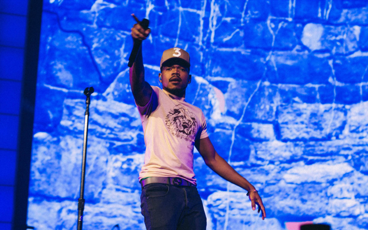 Chance the Rapper plays Amalie Arena in Tampa, Florida on June 14, 2017.