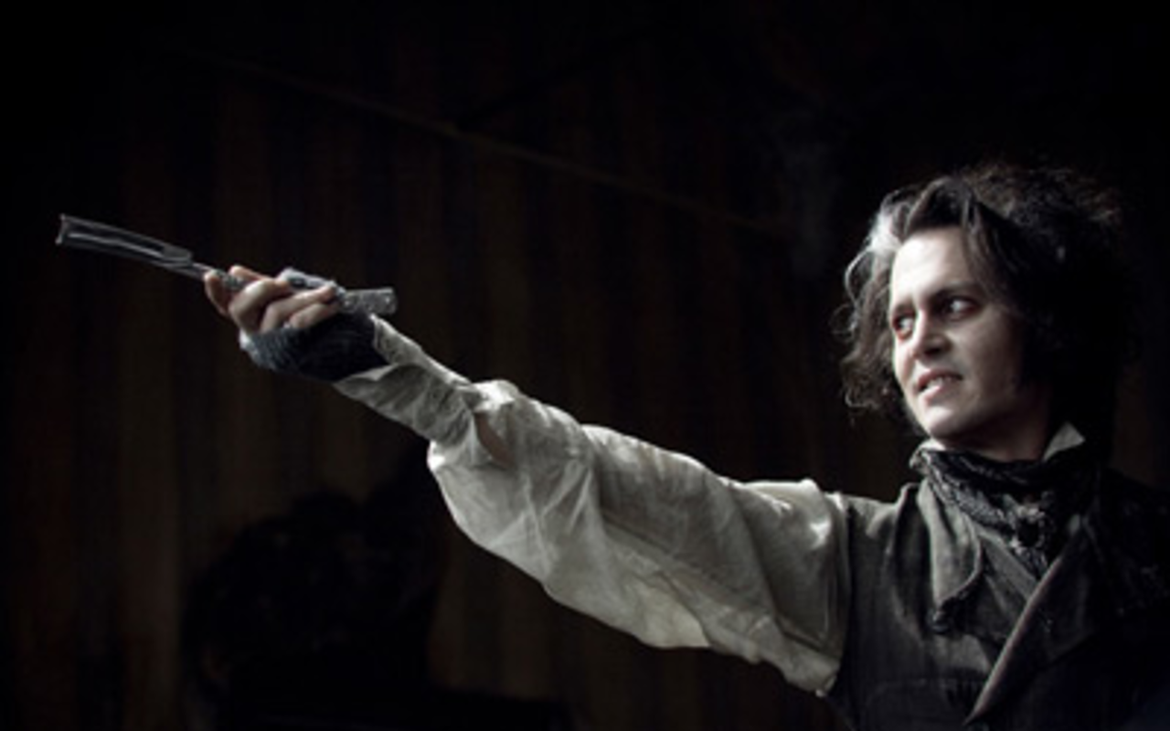 A REAL CUT-UP: Johnny Depp plays the macabre title role in Sweeney Todd: The Demon Barber of Fleet Street.