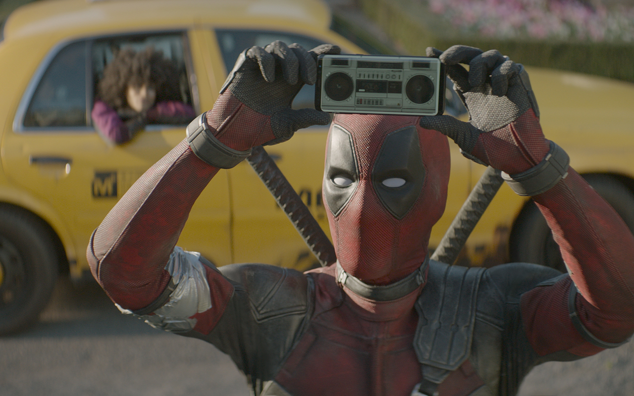 Wade Wilson, aka Deadpool, aka Ryan Reynolds, takes the 	Lloyd Dobler approach in trying to win back the friendship of Colossus before the epic finale of Deadpool 2.