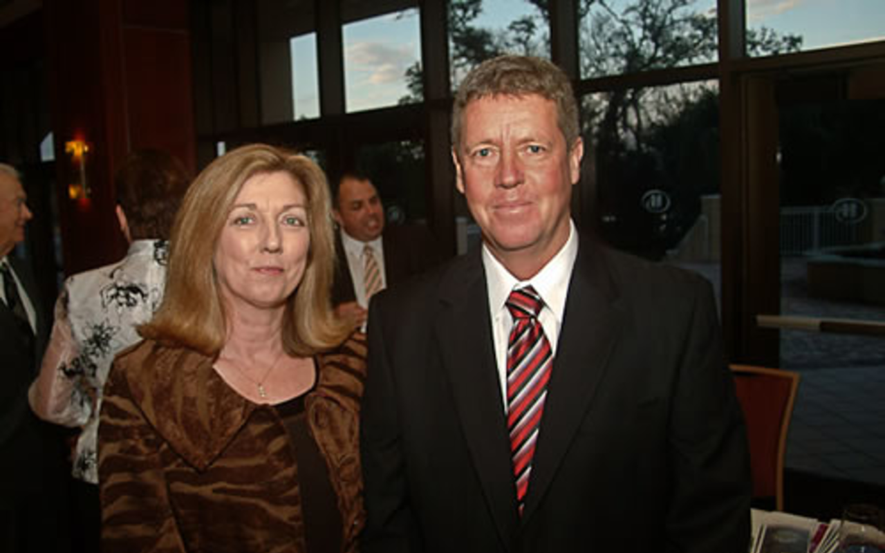 Bob Hackworth and his wife Gwynne.