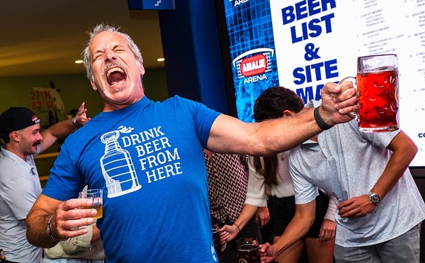 Bolts Brew Fest at Amalie Arena in Tampa, Florida on Aug. 11, 2023.