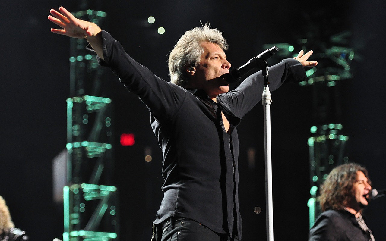 Bon Jovi plays Amalie Arena in Tampa, Florida on February 14, 2017.