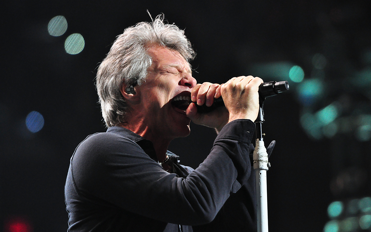 Bon Jovi plays Amalie Arena in Tampa, Florida on February 14, 2017.