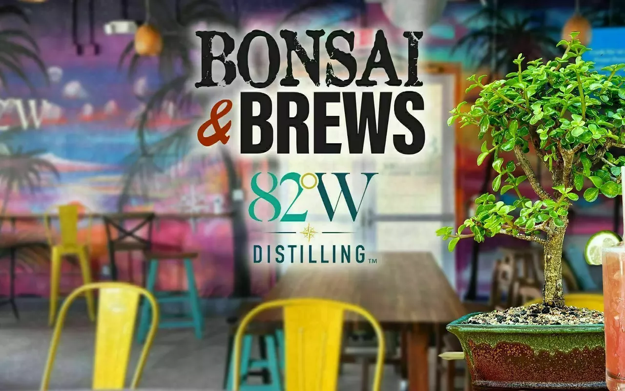 Image: Bonsai and Brews at 82West | Tampa