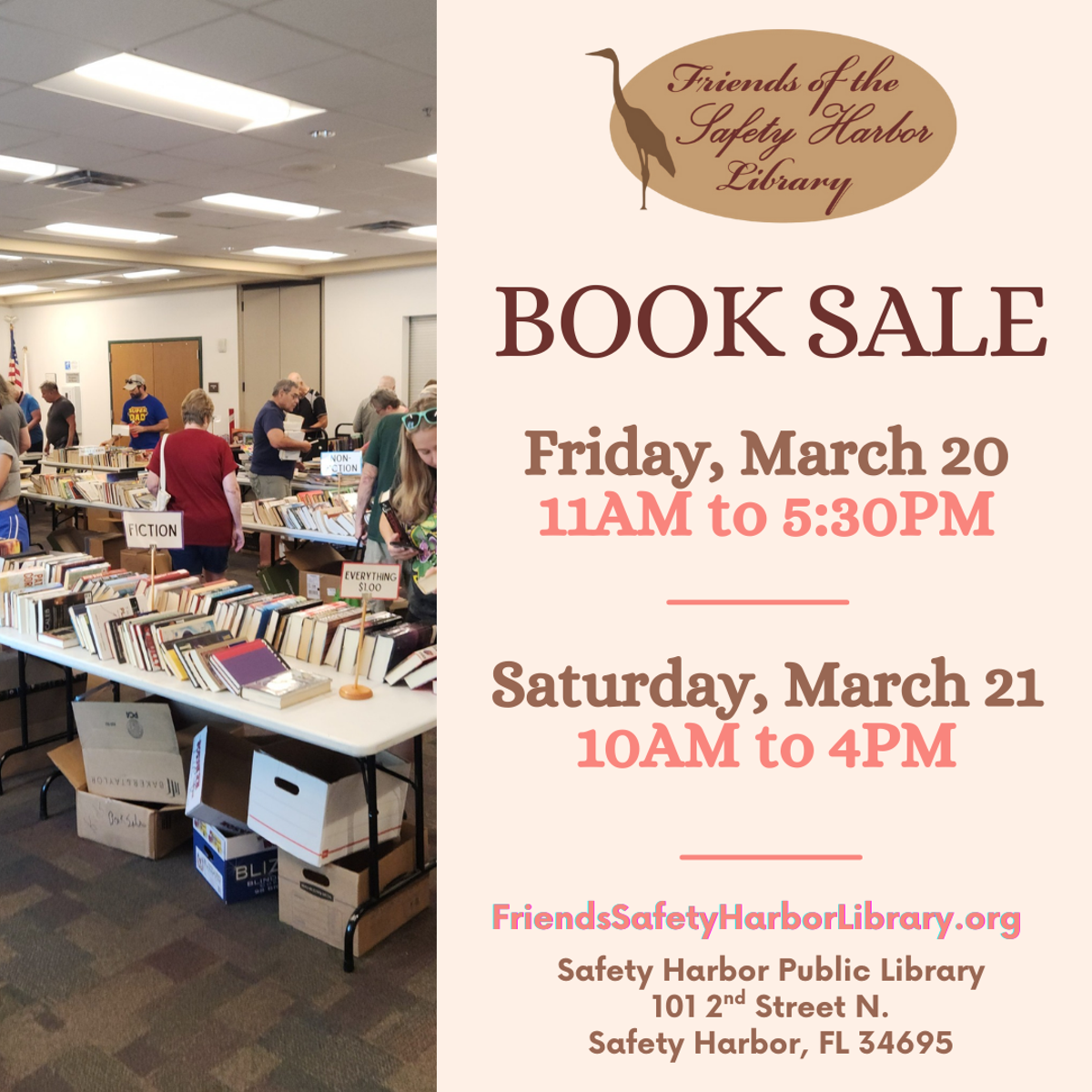 Book Sale - Safety Harbor