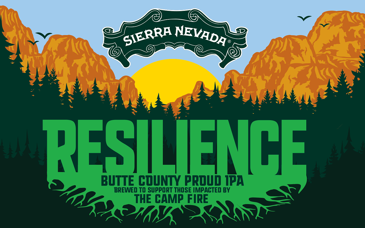 The label for Sierra Nevada's collaboration IPA.