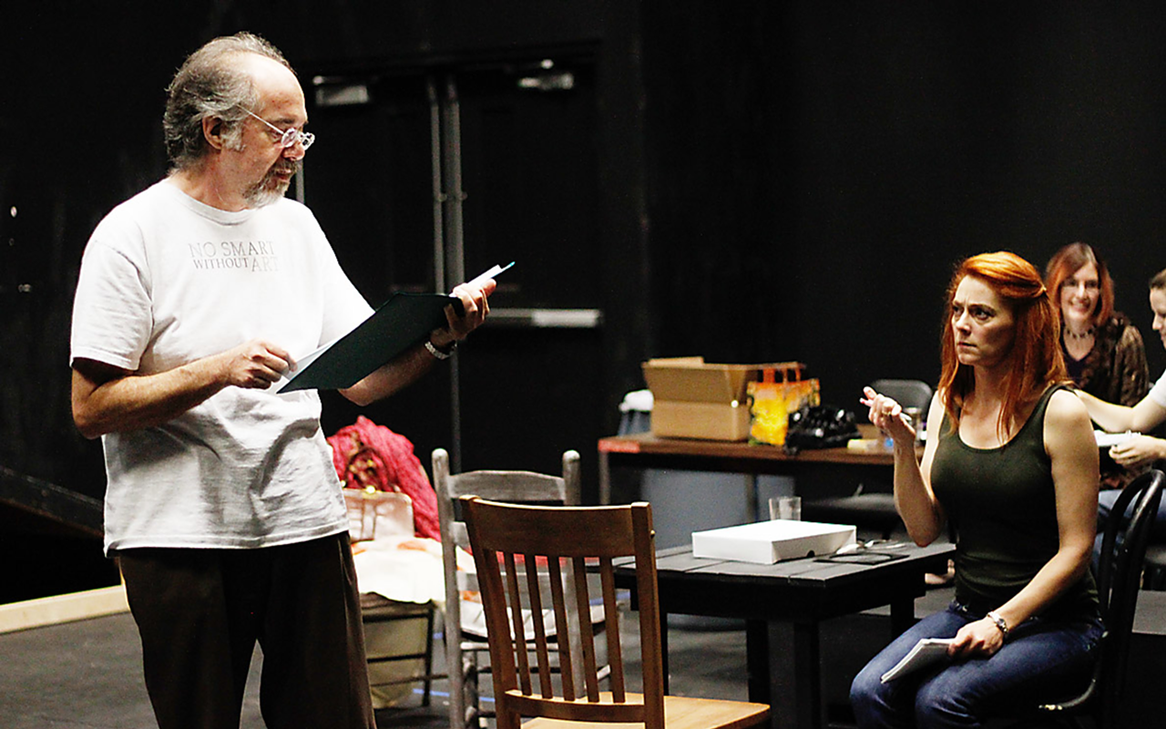 DIRECT HIT: Frankel directing Emilia Sargent in last season’s acclaimed TRT production of A Streetcar Named Desire.