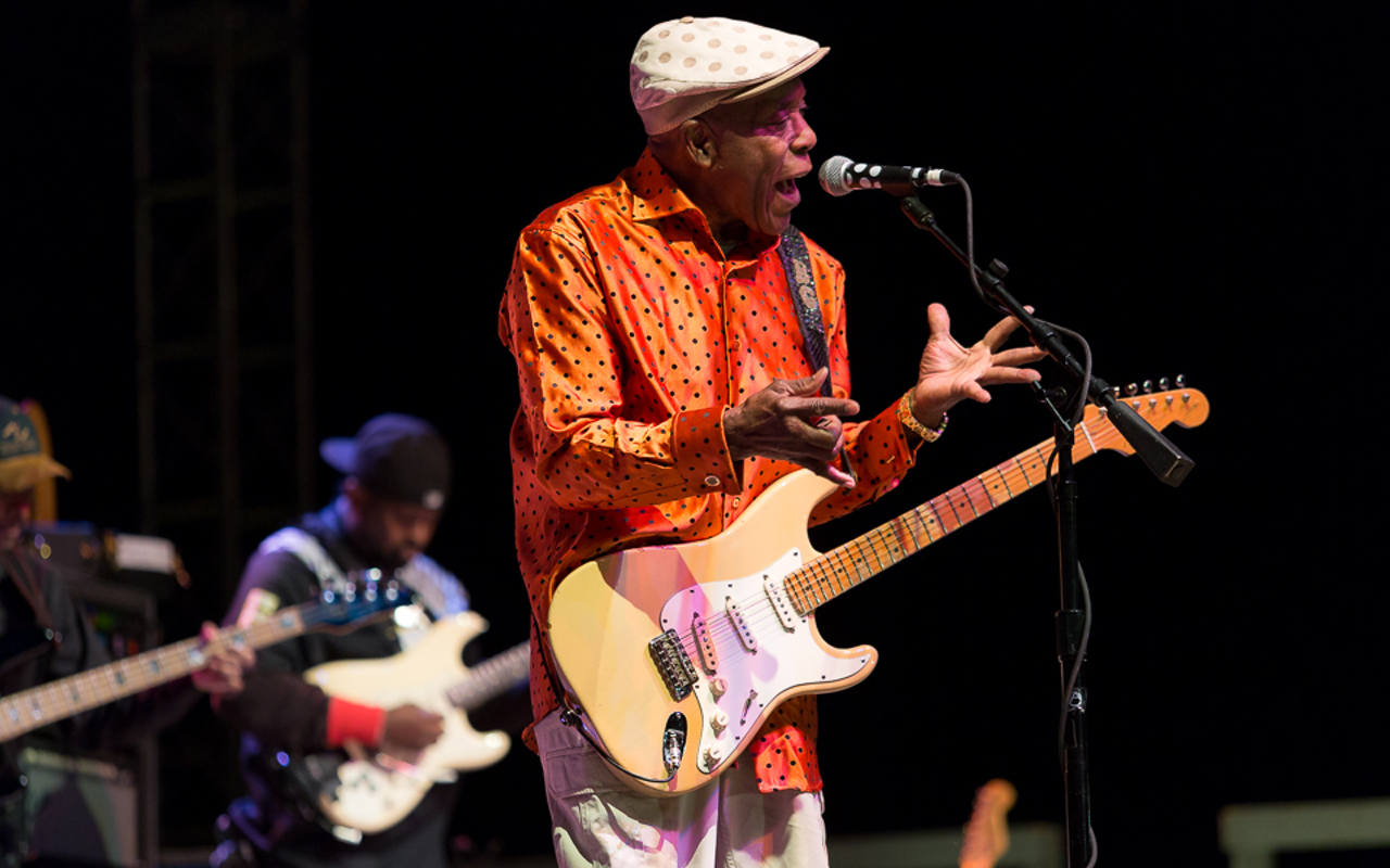 Buddy Guy plays Tampa Bay Bluesfest at Vinoy Park in St. Petersburg, Florida on April 7, 2017.