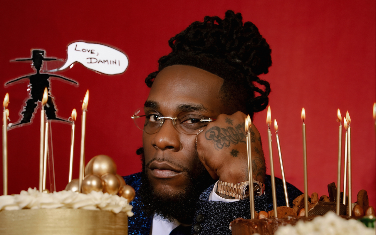 Burna Boy, who plays Amalie Arena, in Tampa, Florida on March 11, 2024.