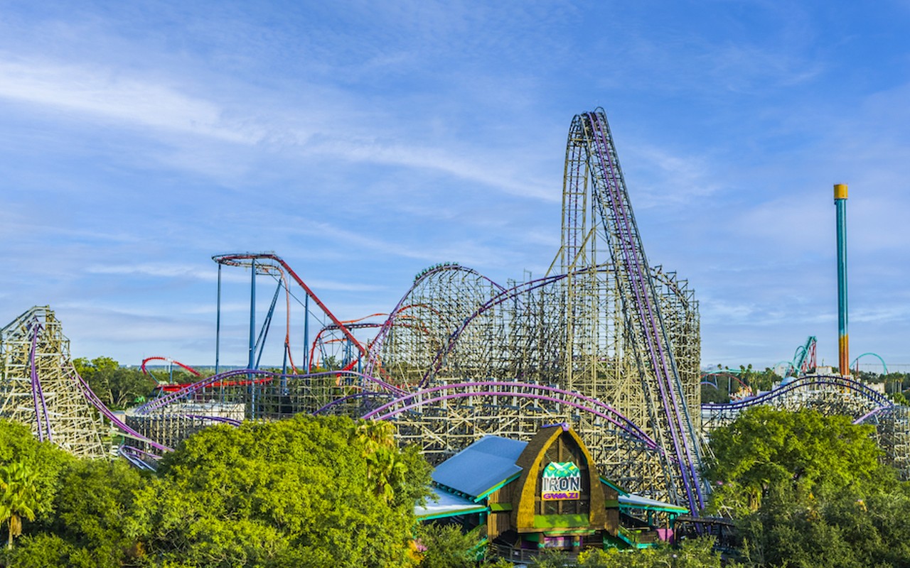 Busch Gardens' Iron Gwazi roller coaster officially opens today