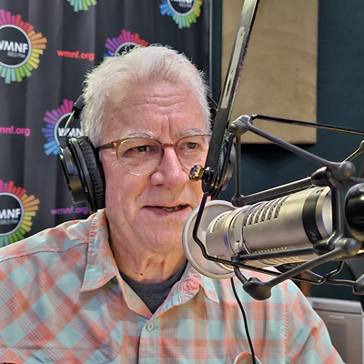 Cameron Dilley at WMNF in Tampa, Florida on May 17, 2024.