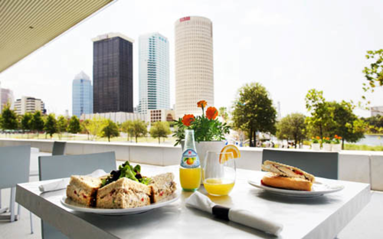 SWEET SPOT: The food is even lovelier than the surroundings at Tampa Museum of Art's Sono Café.