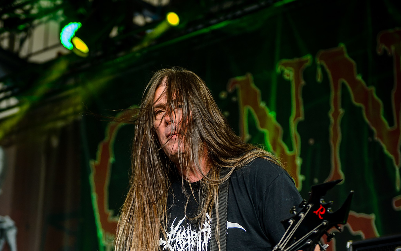 Cannibal Corpse guitarist Pat O'Brien, who was arrested in Tampa, Florida on December 10, 2018.