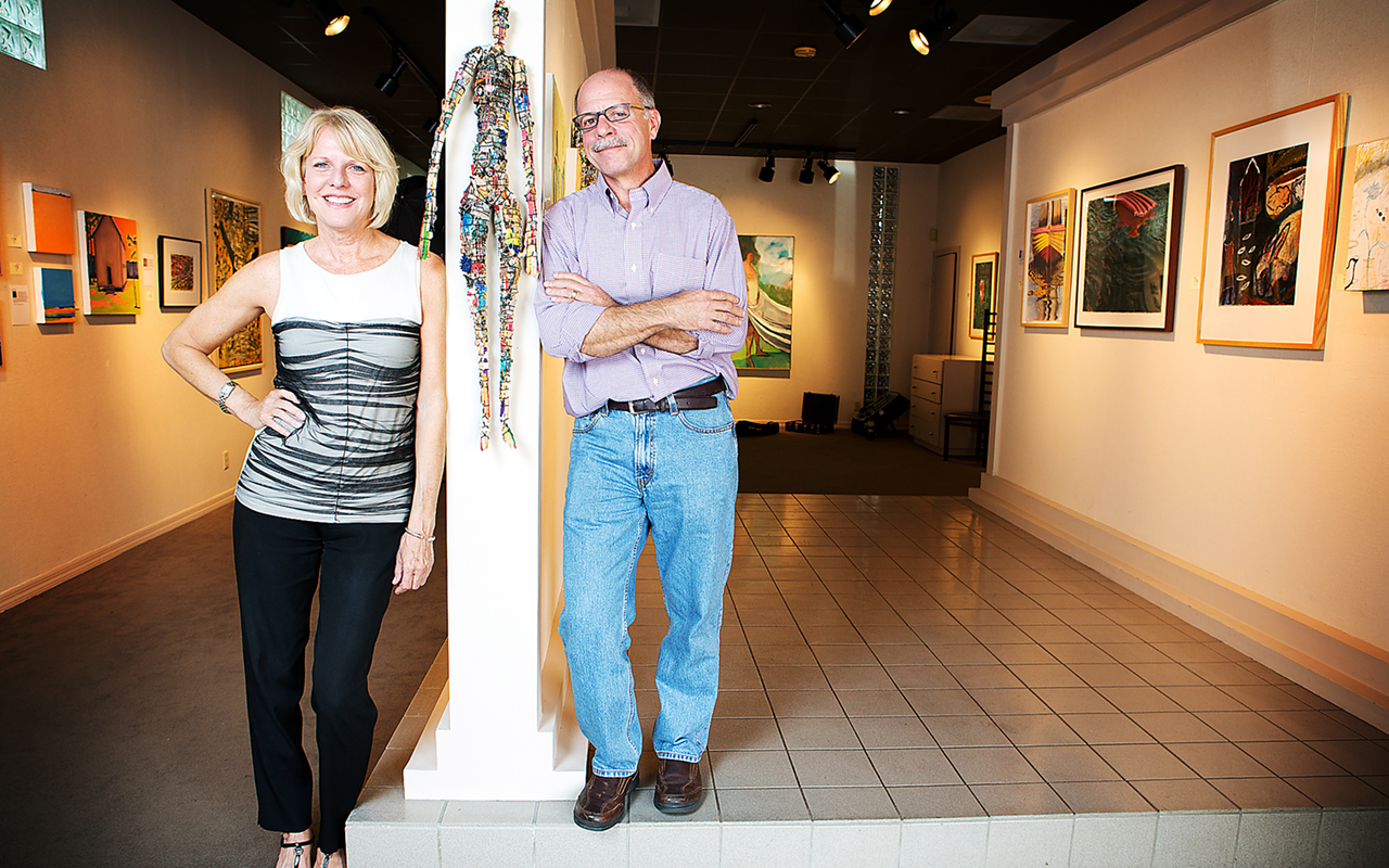 SMART MOVE: Clayton says hiring gallery manager Mark Feingold was the best choice she ever made.