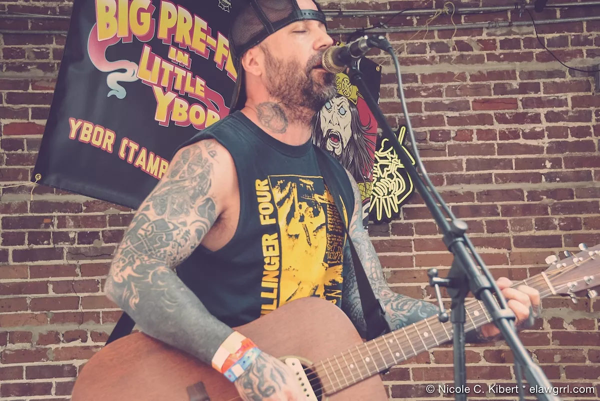 Jeff Brawer plays Pre-Fest 2 at Tequilas in Ybor City, Florida on Oct. 30, 2024.