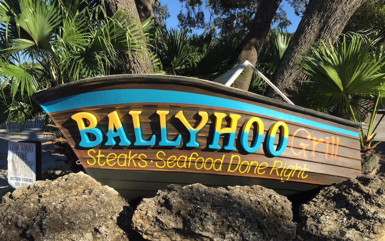 Ballyhoo Grill, which closes in Tampa, Florida on Sept. 26, 2021.