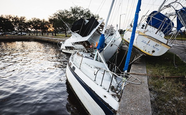 Davis Islands in Tampa, Florida on Sept. 27, 2024.