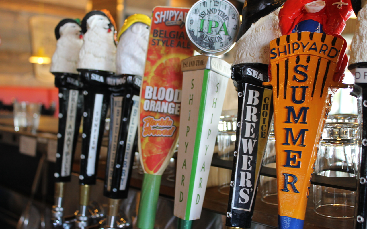 Sunshine Skyway 10K Pilsner is on draft at Sea Dog's Clearwater and Treasure Island locations.