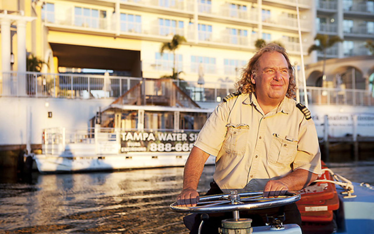 CRUISE CONTROL: Captain Larry will be at the helm for Saturday’s Hillsborough River tour.