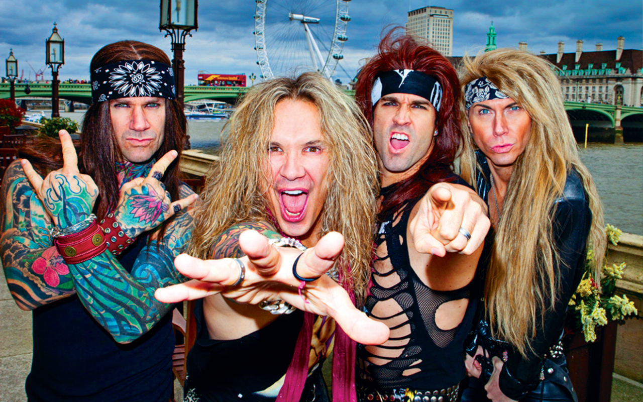 Controversial hard-rock parody band Steel Panther is playing St. Petersburg this fall
