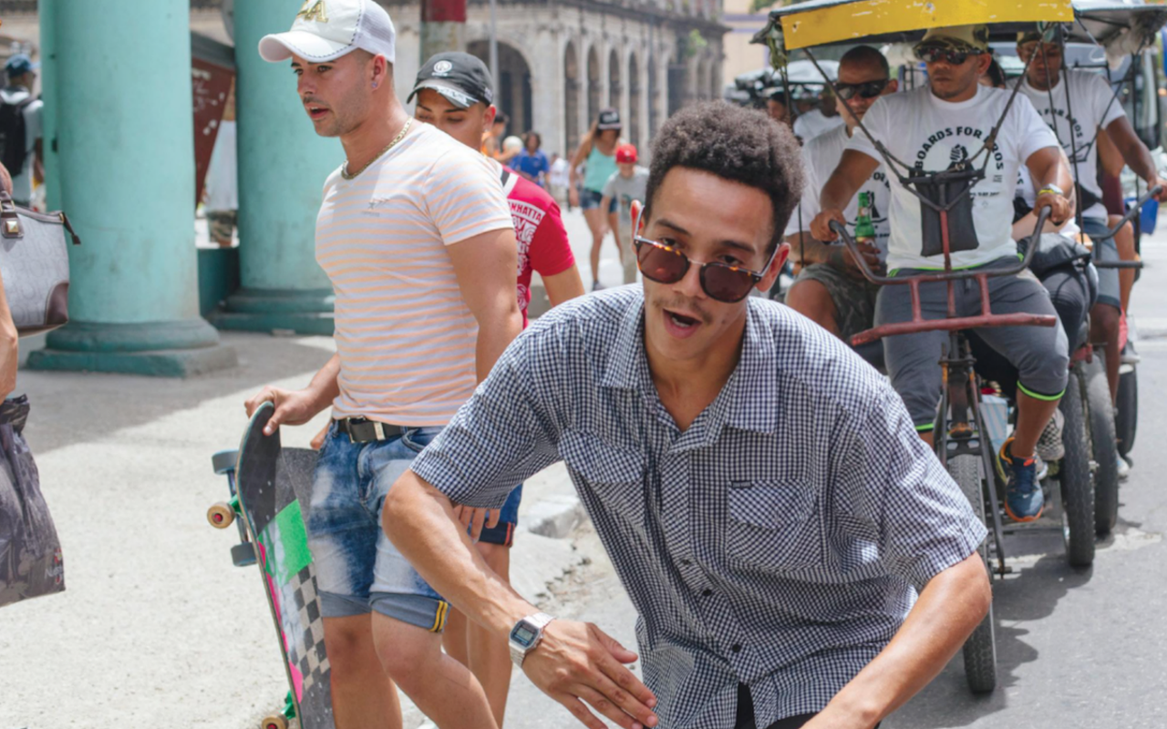 In July 2017, Tampa skateboarders visited Cuba to build skateboards for Havana youth.