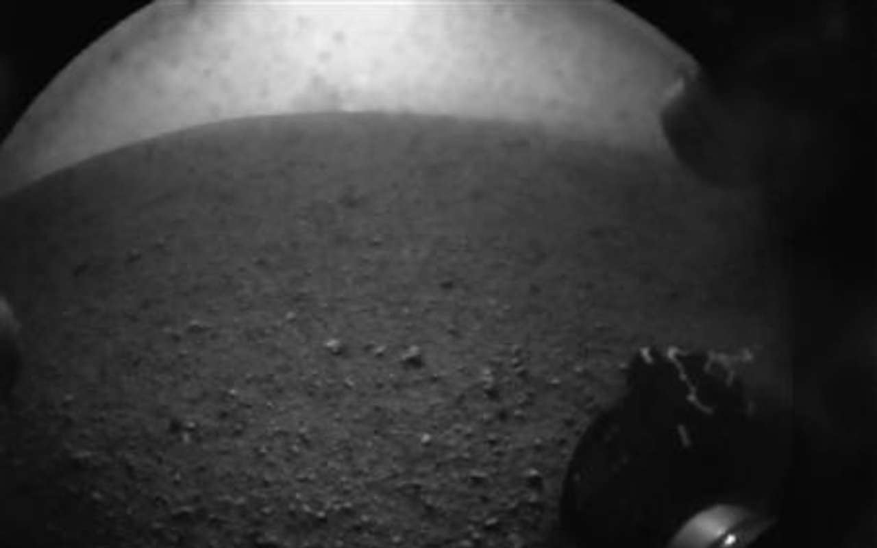 Curiosity's first image from Mars
