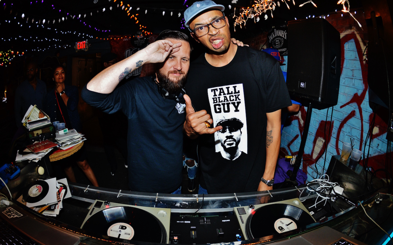 (L-R) DJ Casper and Rich Medina at Ol' Dirty Sundays at Crowbar in Ybor City, Florida on March 19, 2017.