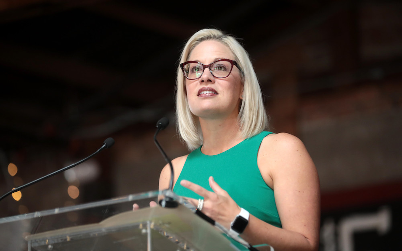 Sinema, a leading beneficiary of Big Pharma’s largesse, has told the White House she won’t support a proposal that allows the government to negotiate Medicare prescription-drug prices, which the reconciliation bill counts on for $700 billion in savings.