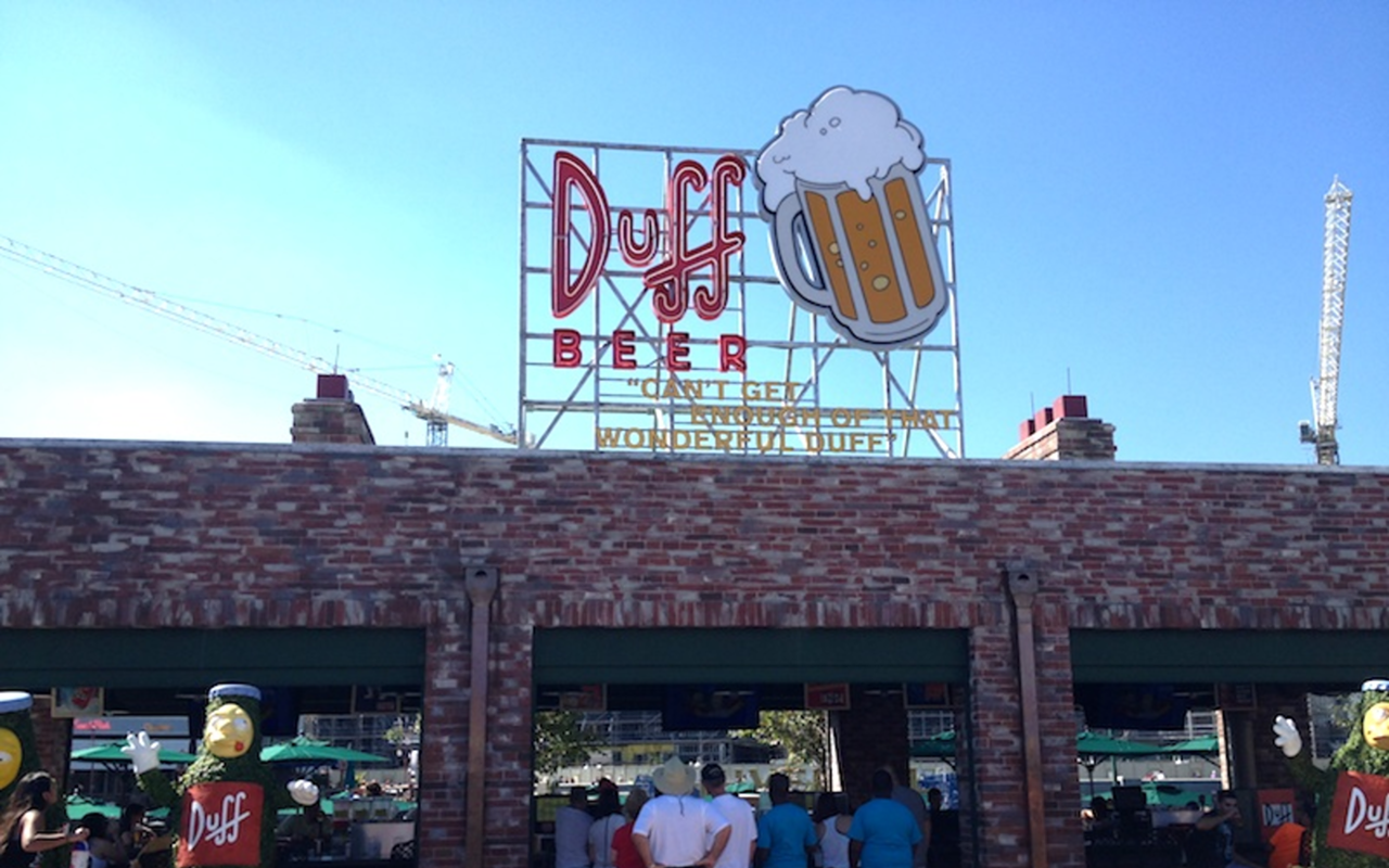 RIGHT DUFF: Universal’s Krustyland is home to all your 12-year-old Simpsons dreams.