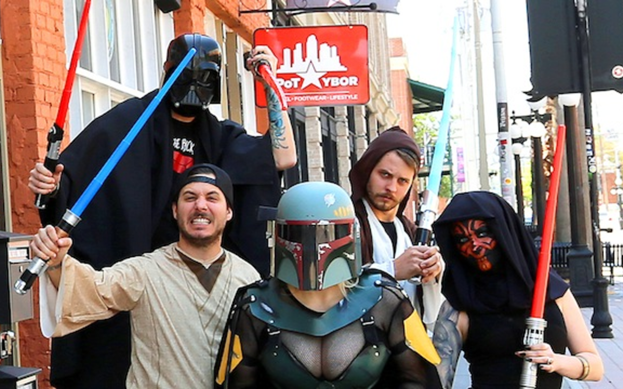 THE FORCE IS STRONG WITH THIS ONE: Expect costumed revelers at the Bricks' May the Fourth Be With You Party.