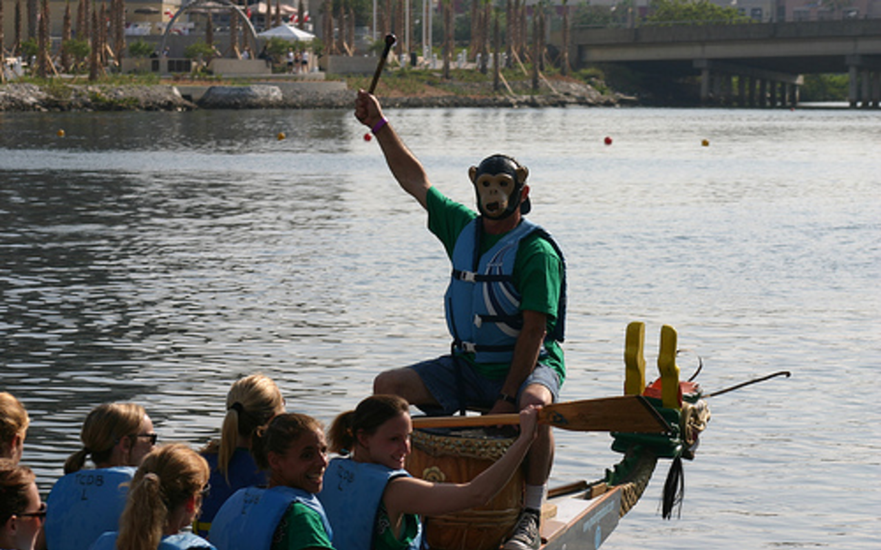 Dragonboat Racing in Tampa's Garrison Channel