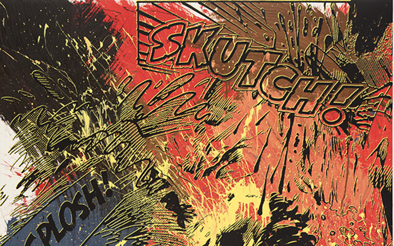 ONOMATOPOEIC: "Actions: Skutch! Splosh! (No. 1)" by Christian Marclay.