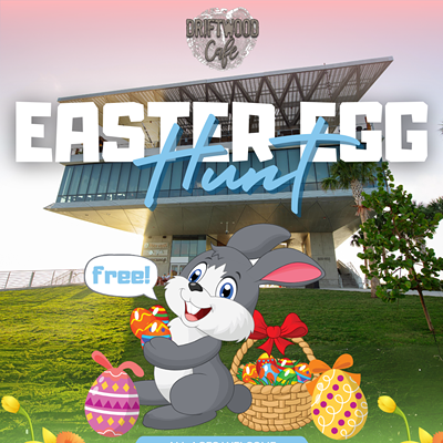Easter Egg Hunt at Driftwood Cafe!