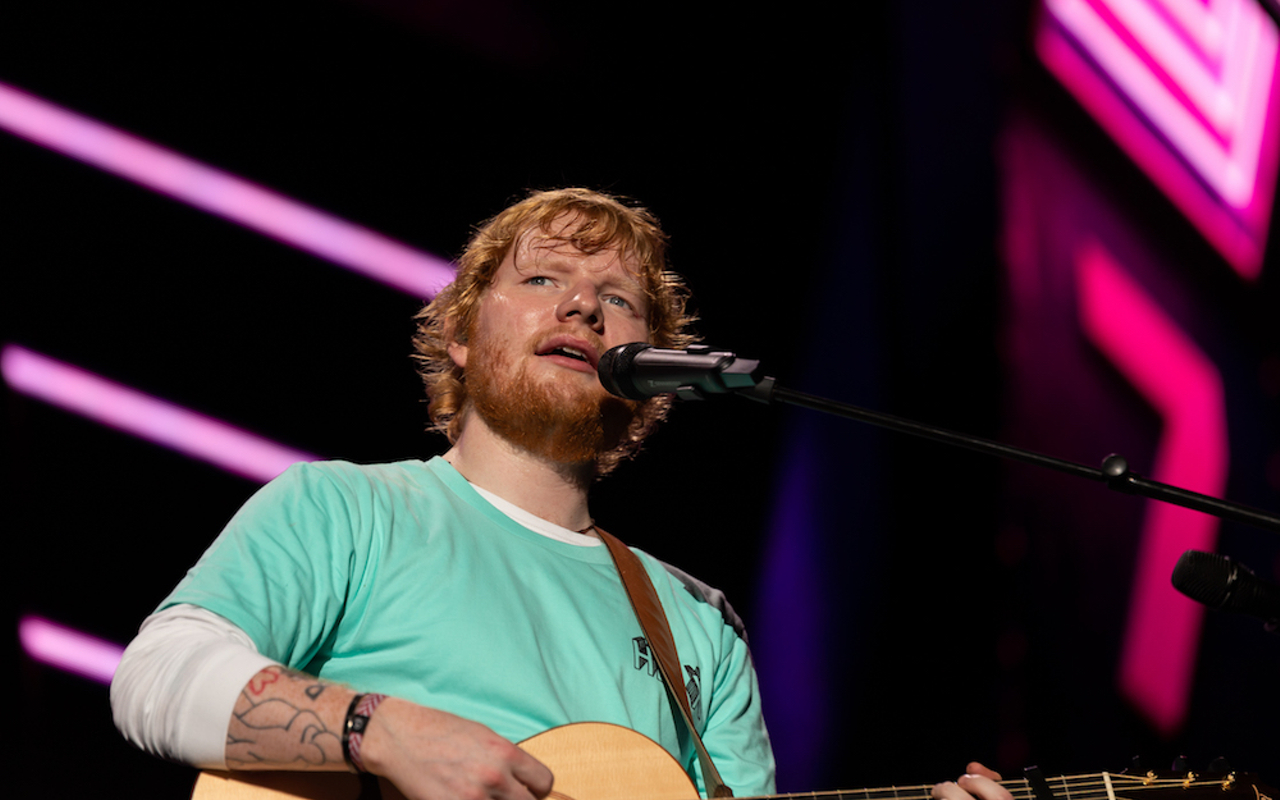 Ed Sheeran, who plays the NFL kickoff party in Tampa, Florida on Sept. 9. 2021.