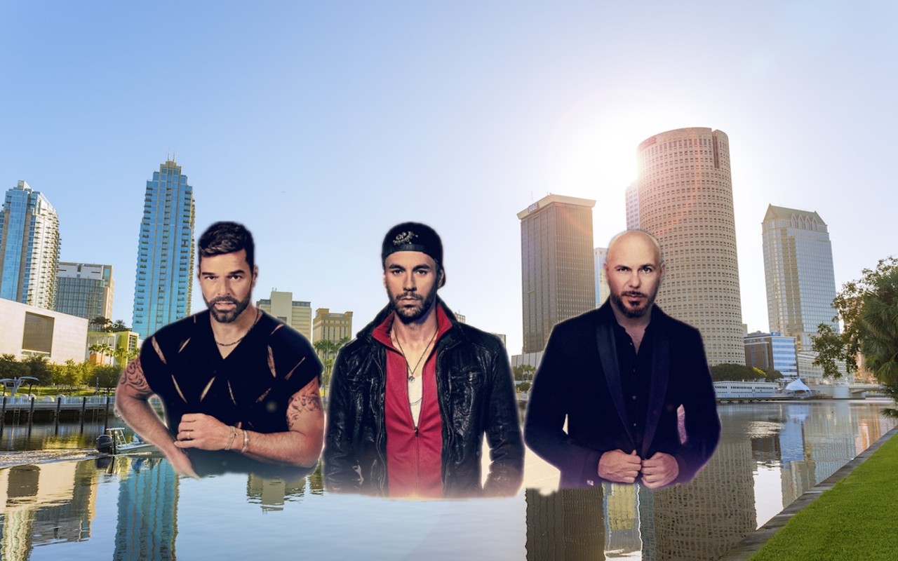 Enrique Iglesias, Ricky Martin and Pitbull are playing Tampa together in 2024