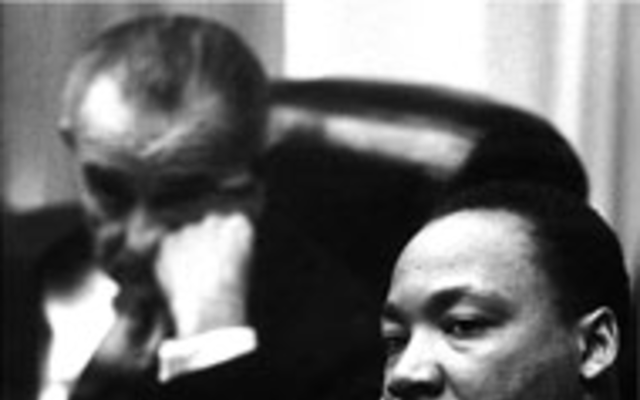 AT WAR: MLK and LBJ, allies on civil rights issues, 
    parted ways over Vietnam.