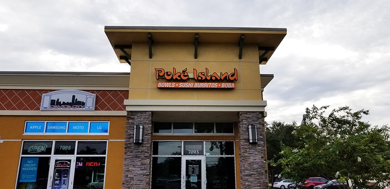 Pok&eacute; Island
7093 66th St. N., Pinellas Park. 727-350-4040.
Pok&eacute; Island Guests showcase their personal tastes while constructing the bowls of their dreams with ingredients such as spicy tuna, tempura shrimp, cilantro, pineapple and crispy wonton. Bubble tea and sushi burritos accompany the poke. Per bowl: $8.95-$12.95.
Photo by Meaghan Habuda