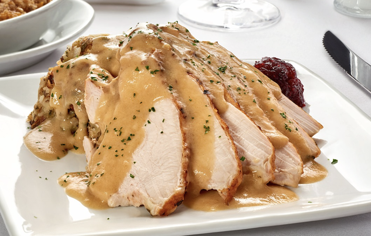 Ruth&#146;s Chris Steak House
1700 N Westshore Blvd, Tampa, 813-282-1118
For the fancier folk, celebrate Thanksgiving for $41.95 at Ruth&#146;s Chris Steak House. Opt to dine-in and treat yourself to a 3-course feast of holiday classics, or reserve a $125 four-person dinner now for takeout.
Photo via Ruth&#146;s Chris Steak House/Facebook