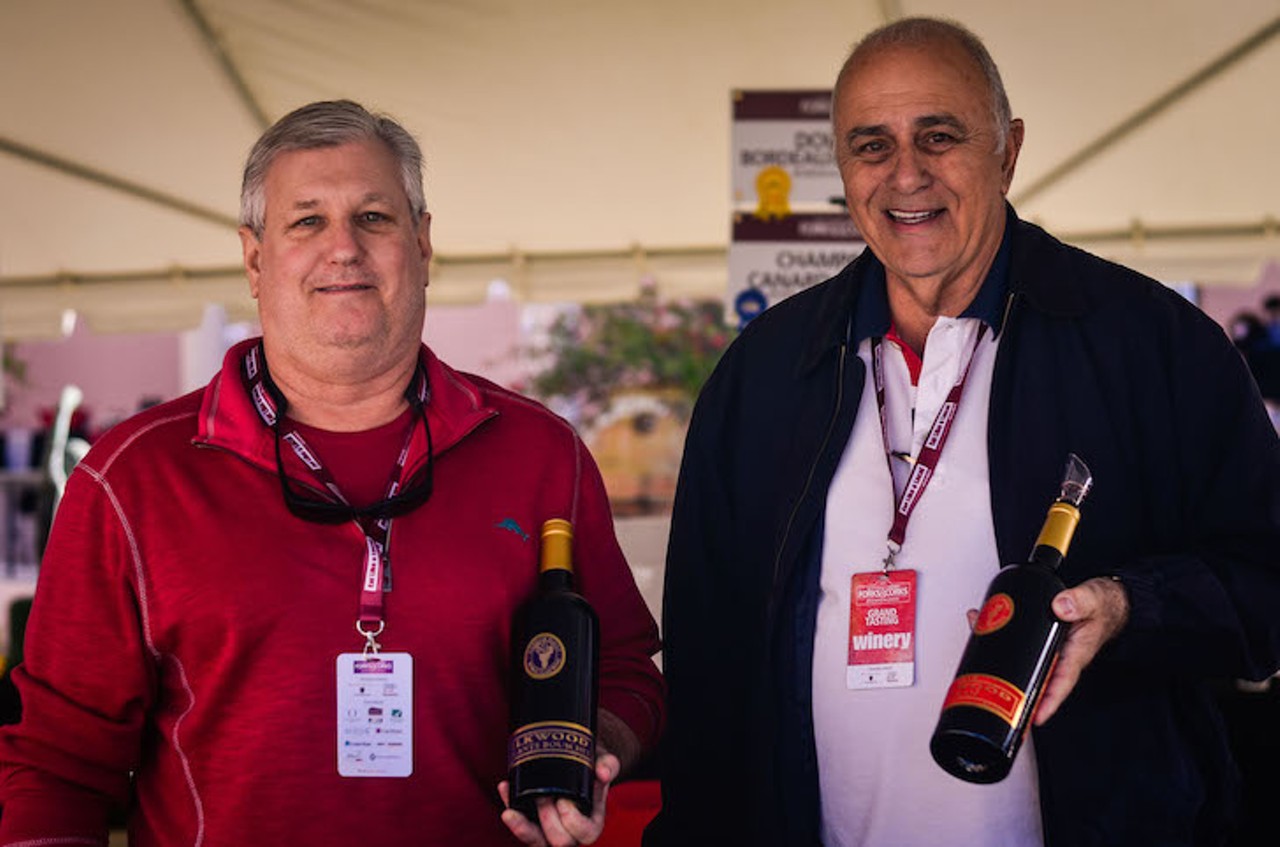 Everyone we saw at the 2020 Forks & Corks food festival in Sarasota