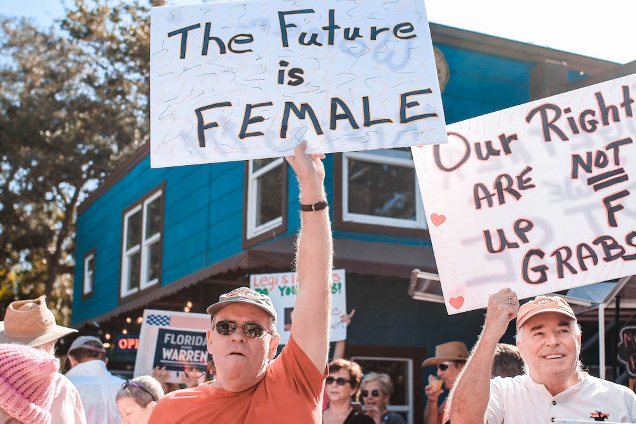 Everyone we saw at the 2020 Women's March in Pinellas County