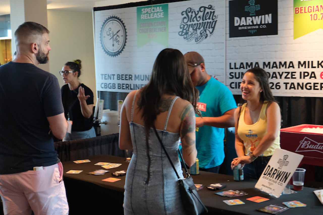 Everyone we saw at the 8th Annual 97x Craft Beer Experience in St. Pete
