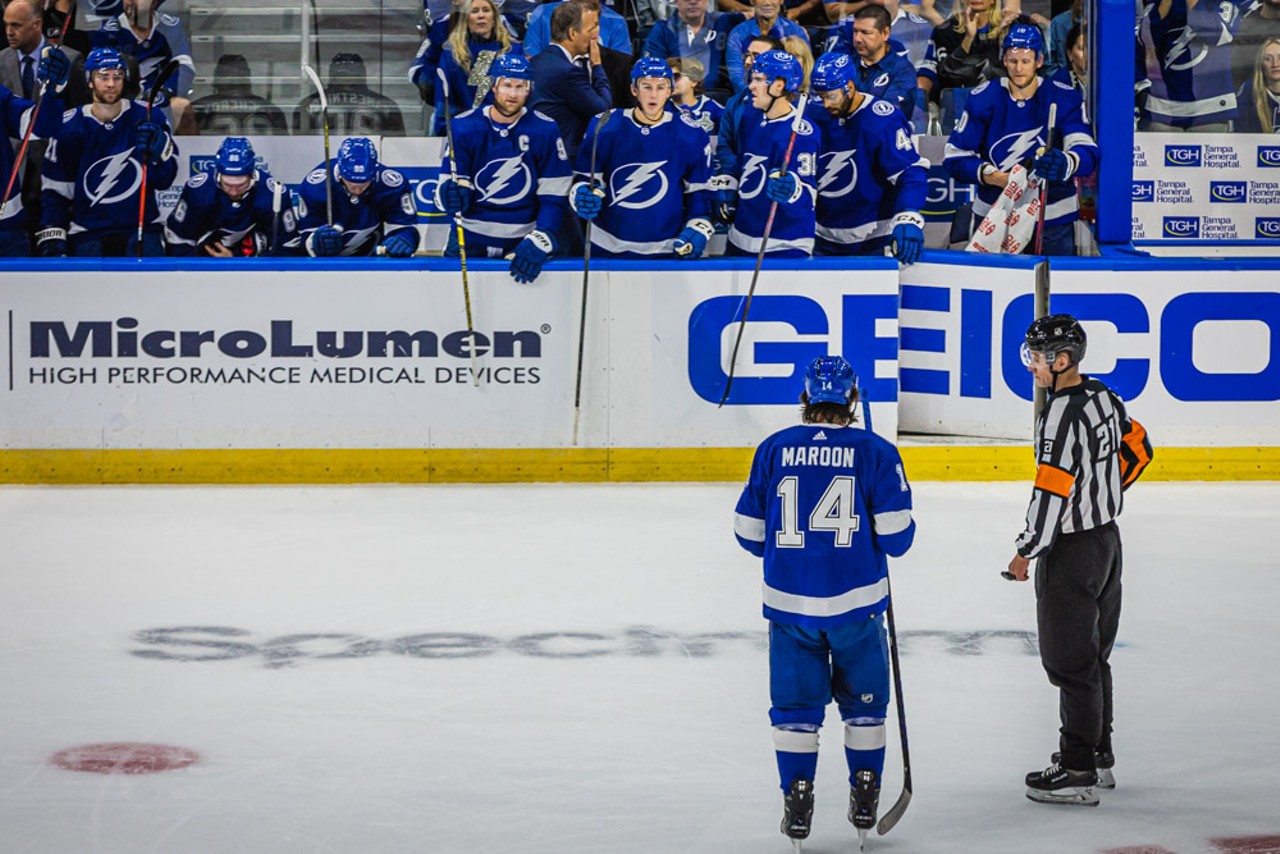 Everyone we saw during the Tampa Bay Lightning's 2022-23 home opener at Amalie Arena