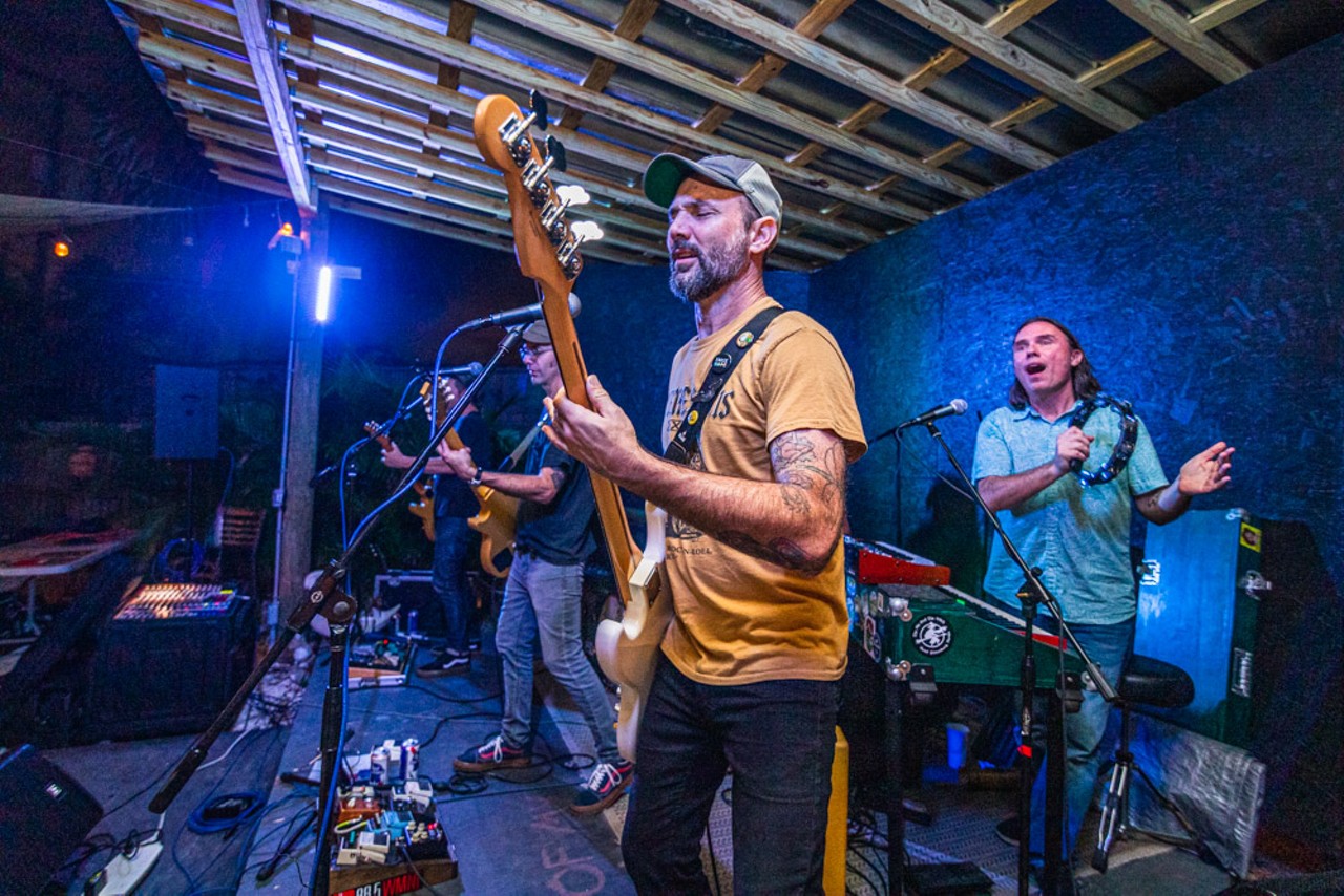 Everyone we saw when Have Gun, Will Travel played a post-Thanksgiving concert in Tampa Heights