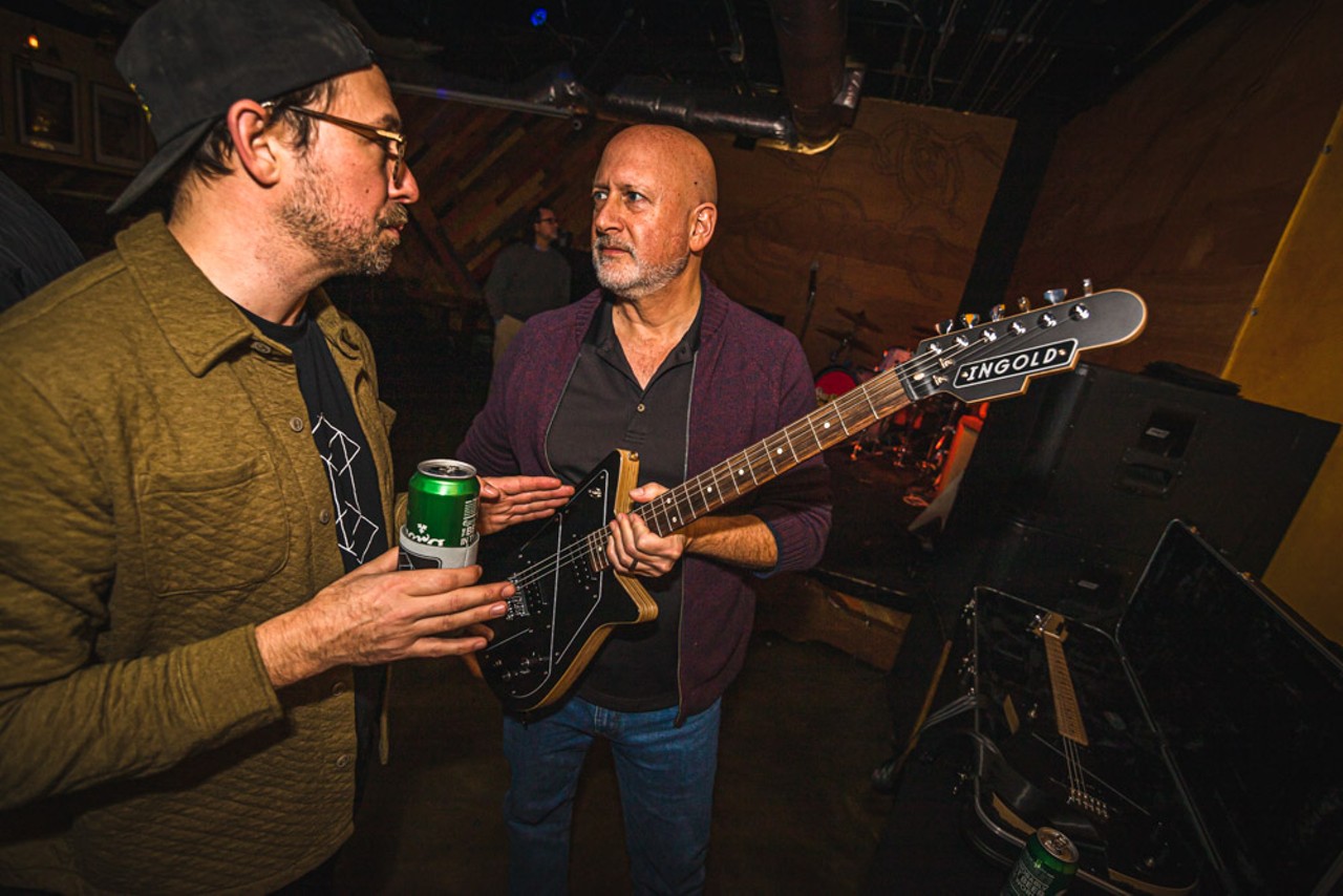 Everyone we saw when Mike Ingold launched his new guitar company with a free Tampa concert