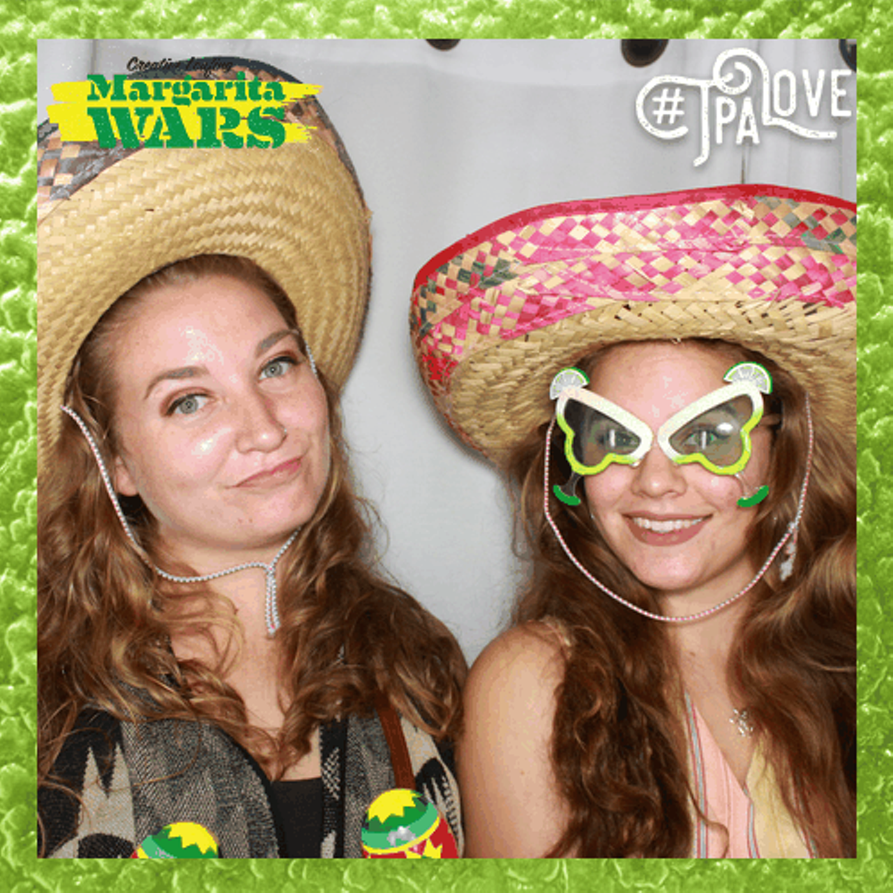 Grab your bestie and get festive in Premier Photo Booths of Florida's complimentary photo booth.