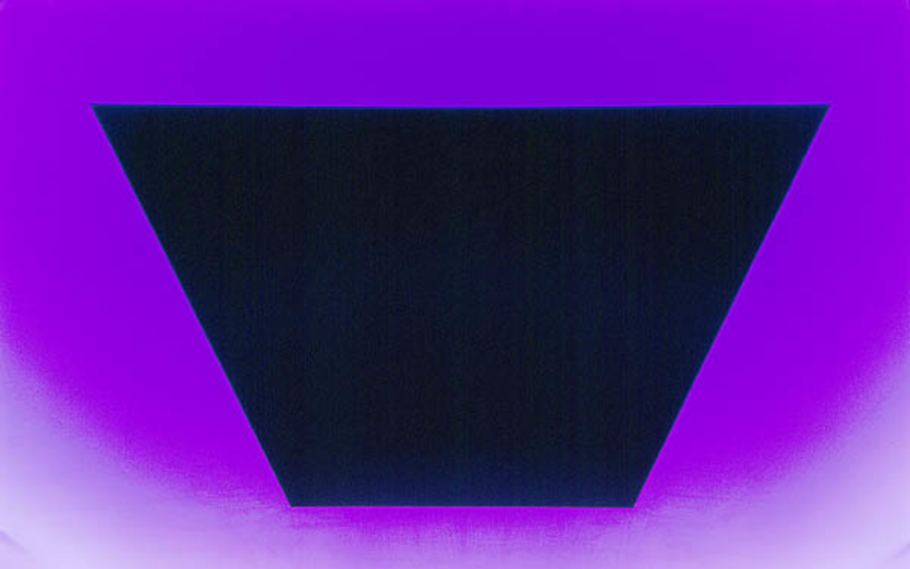 DIVIDING THE LIGHT: This image of the Turrell Skyspace at Pomona College approximates what the Ringling's skyspace will be like, says curator Matthew McLendon.
