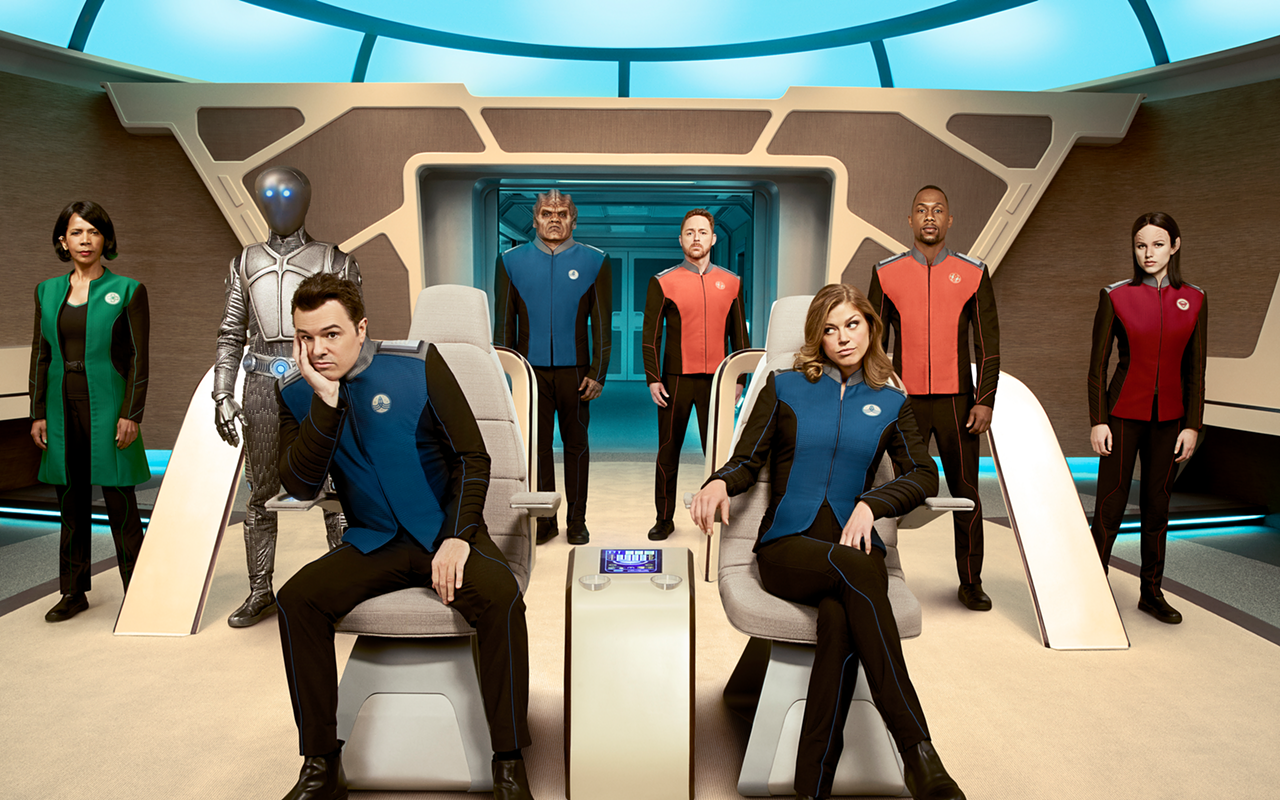 Seth MacFarlane leads the team in The Orville.