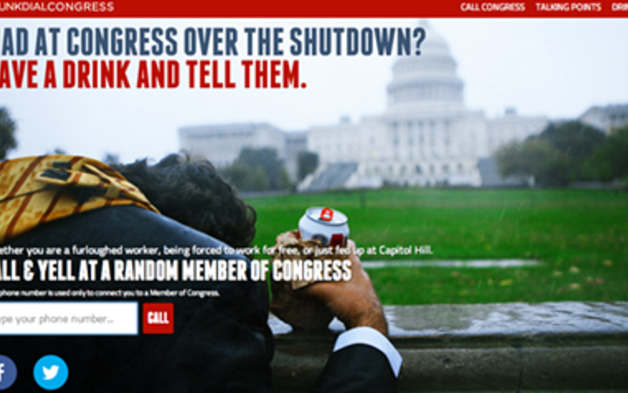 Pissed about the shutdown? Tell Congress.