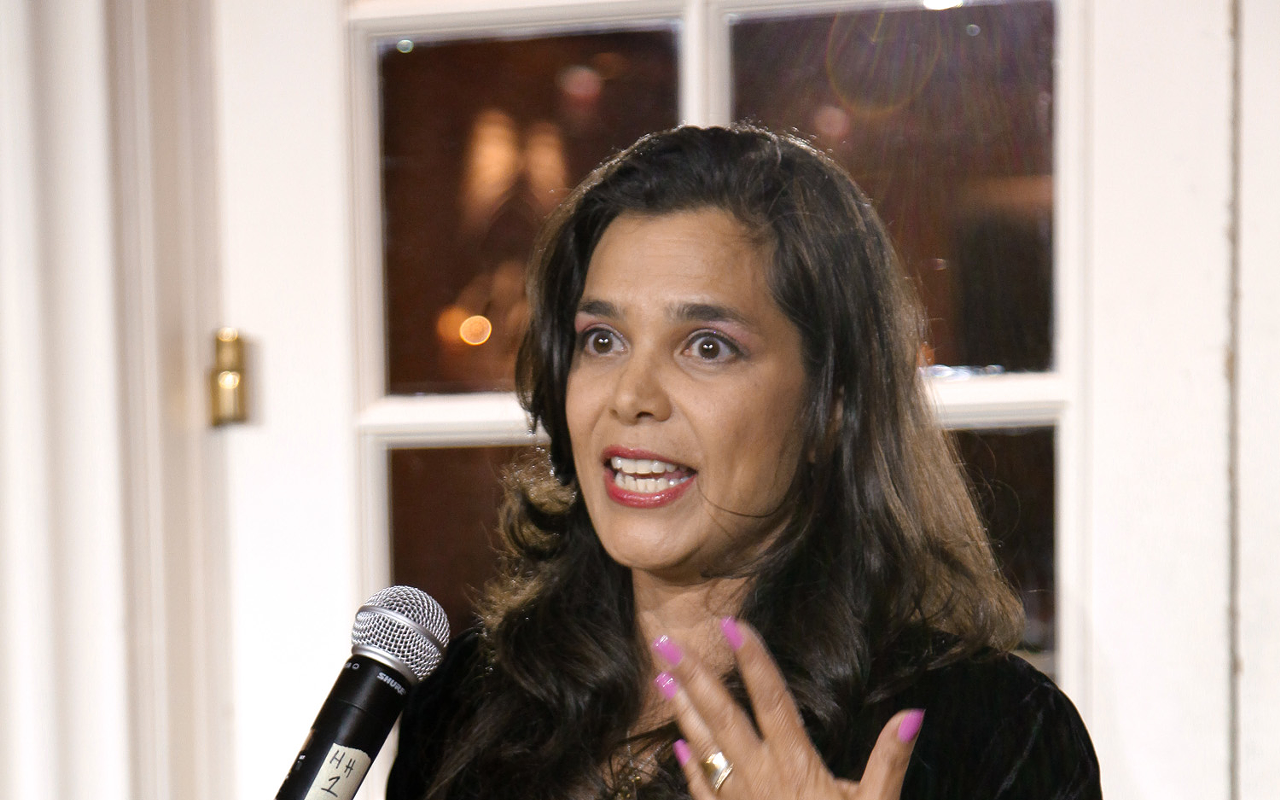 Kamala Lopez, director of Equal Means Equal, at a 2012 event.