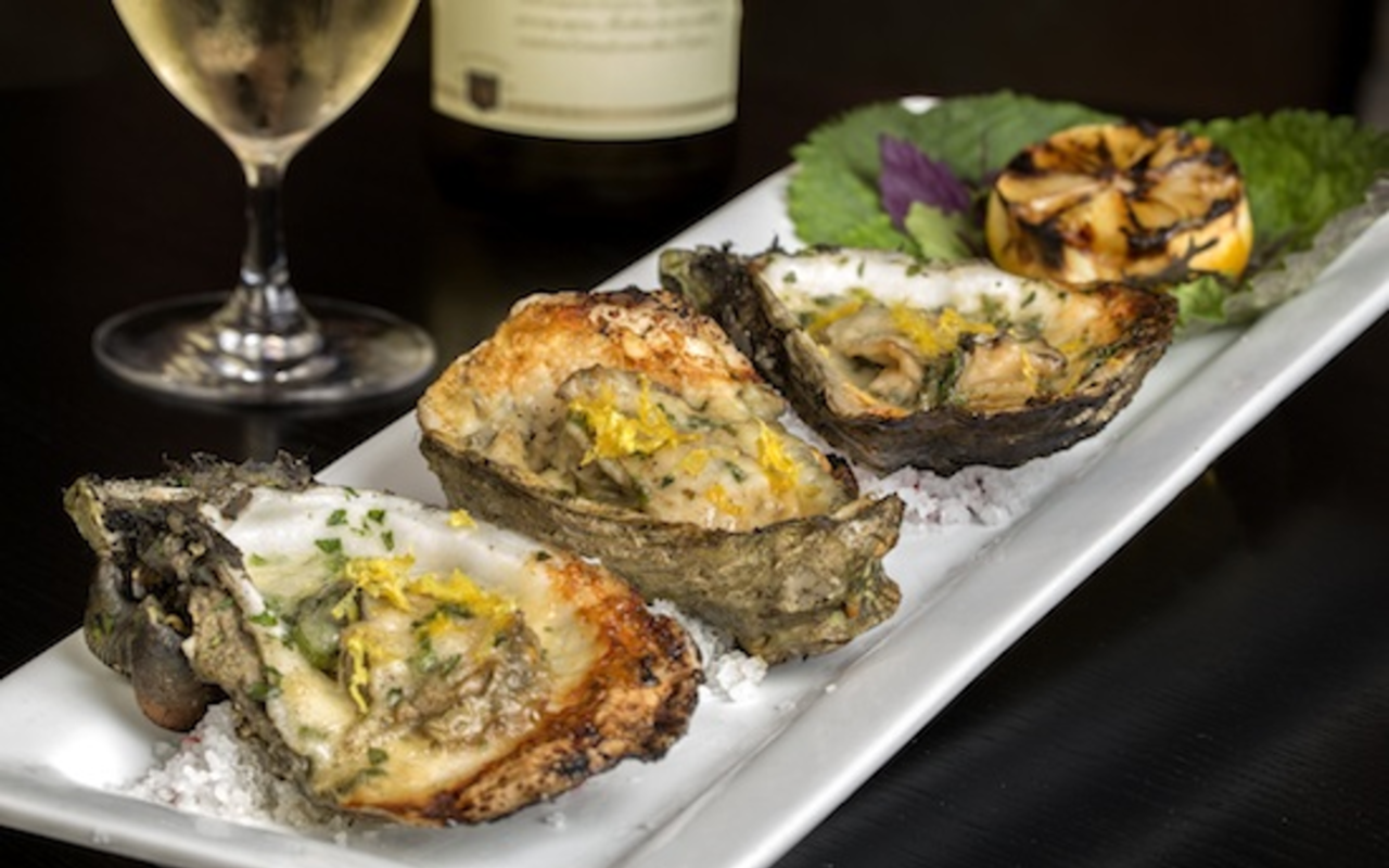 Grilled oysters are a signature dish.